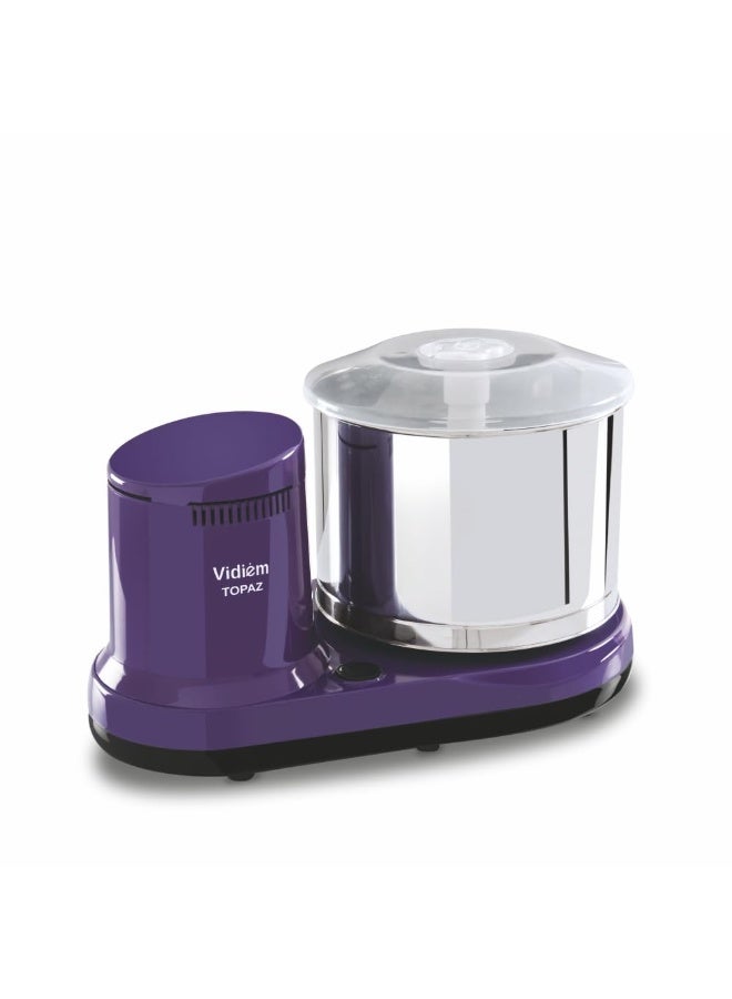 فيديم Vidiem ABS Topaz Wet Grinder ST 326 A (Lavender) | 2L SS Drum with Extra Wide Stone Roller & High Torque Motor | Fast Grinding | ISI Certified | 5 Years Warranty - Image 1